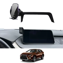 for Lexus RX 2016 2017 Phone Holder Screen Fixed Navigation Bracket Base Wireless Charging Accessories