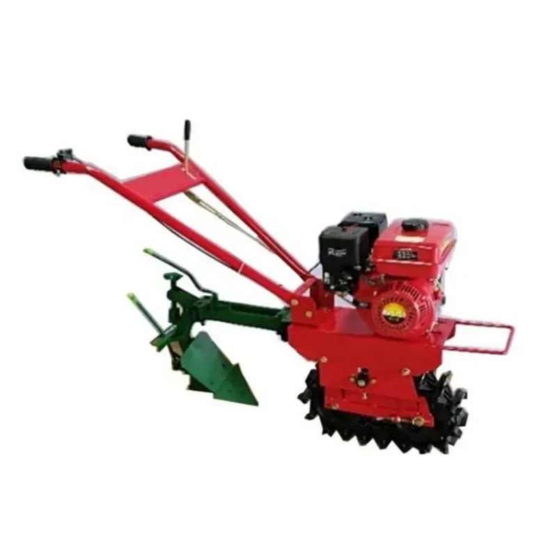 New Pastoral Management Track Caterpillar Track Micro-Tiller Multi-Functional Small Diesel Plough Agricultural Machinery Tools