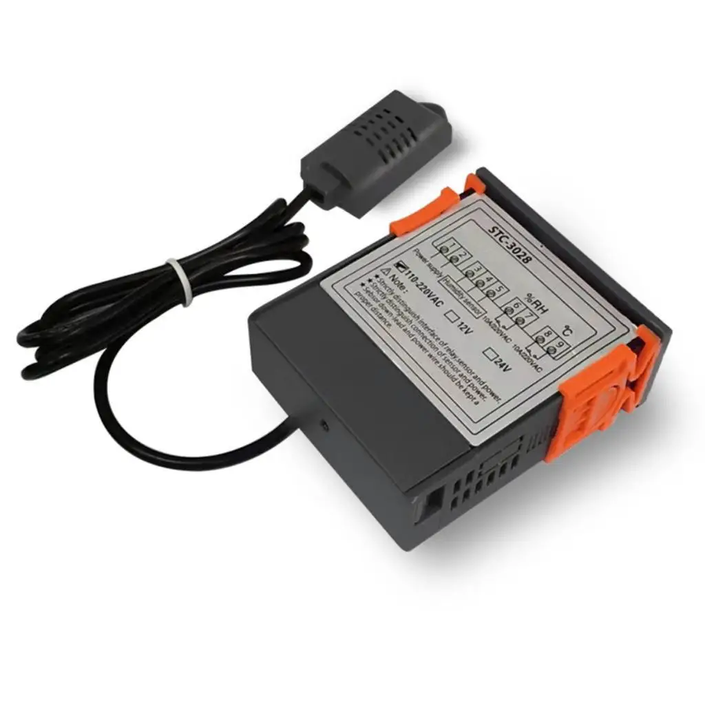 

Digital Temperature Controller Accurate Humidity Thermometer Plastic Mounting Jacket Sensor for Home Refrigerator Industry