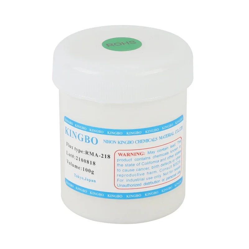 Imagem -02 - Kingbo-bga Solda Flux Paste 100g Apto para Smt Reballing Rma218