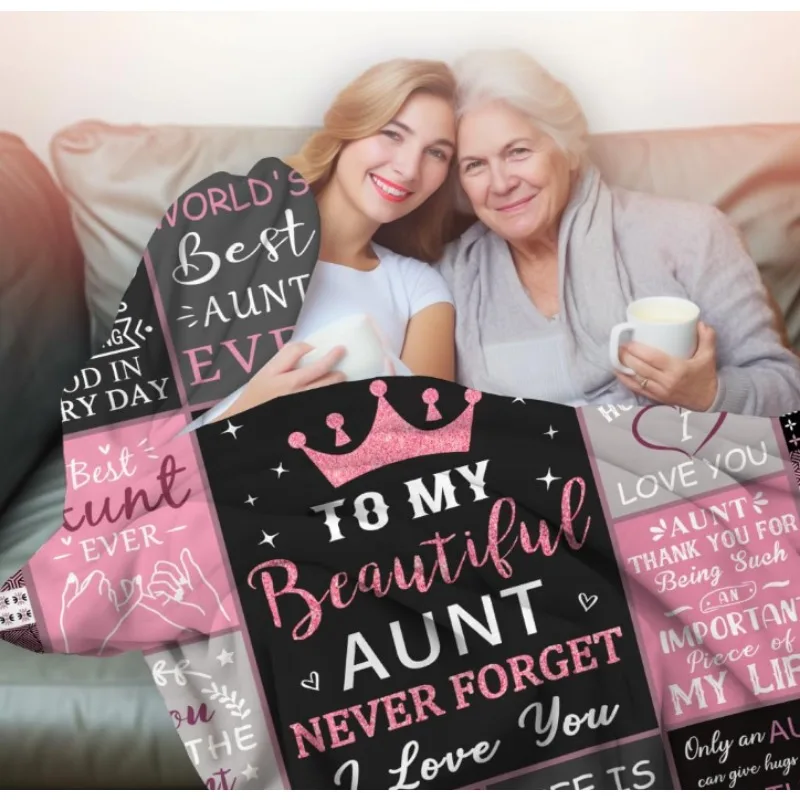 هدايا بطانية العمة للعمة، من الأخنة والزهاة إلى عمتي رمي بطانية أفضل أفكار هدايا عيد ميلاد العمة للعمة #5