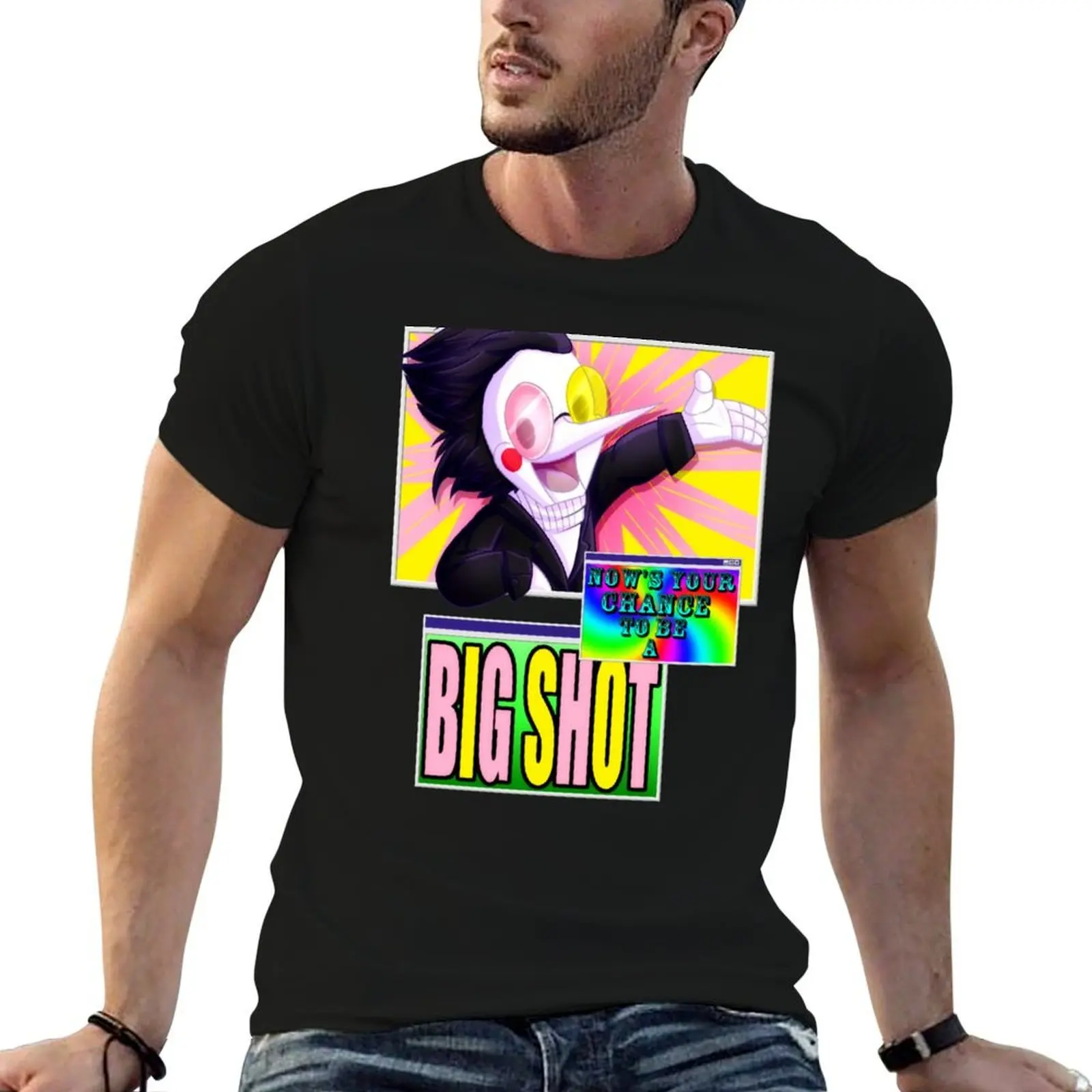 

shirt men essential print [[Big Shot]] custom cotton T-Shirt be t shirt a t shirt t 100% To