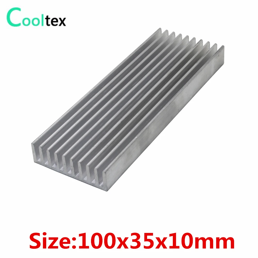 

3pcs/lot 100x35x10mm Aluminum Heatsink for Chip VGA RAM LED IC heat sink radiator COOLER cooling