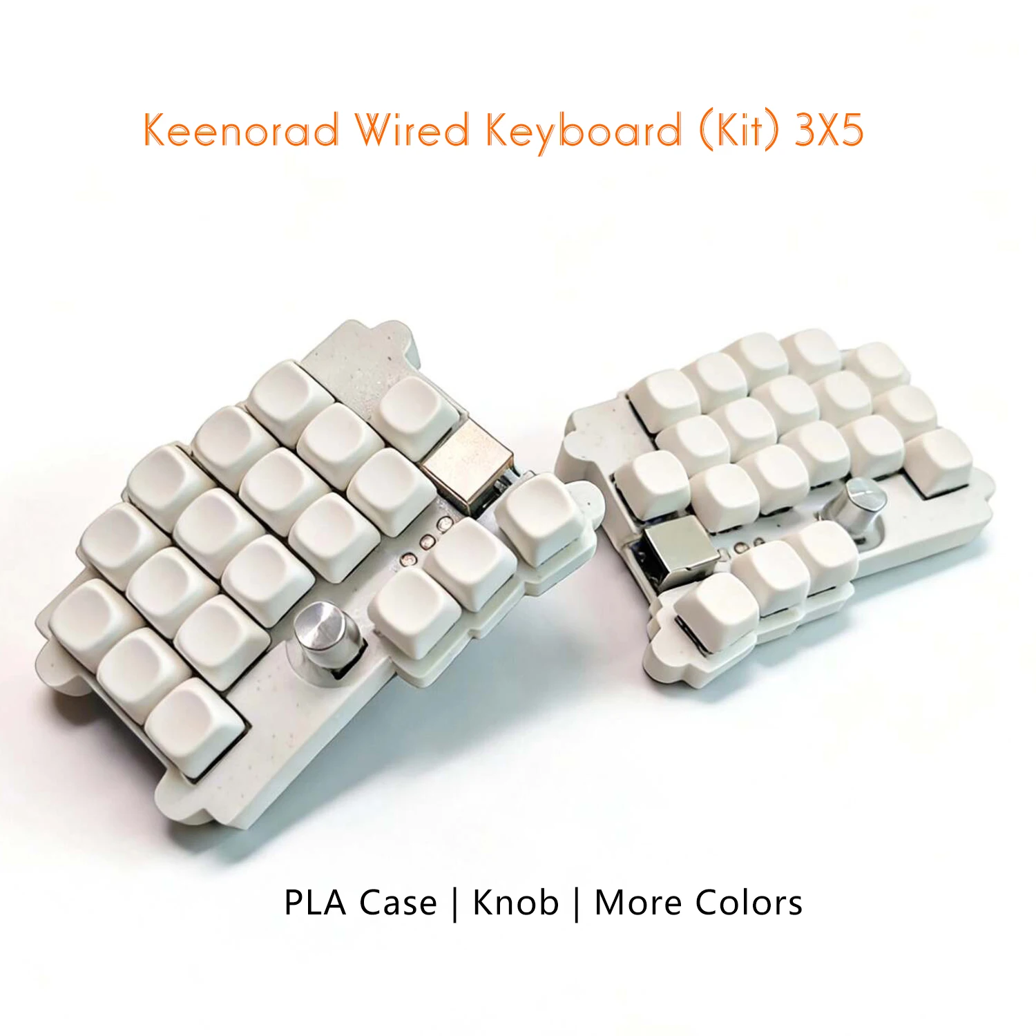 Keyboard DIY Customize Color 38 Key Split Keyboard Ergo Mini Size 3X5 Layout Mechanical Kit Keyboard VIAL Programmable
