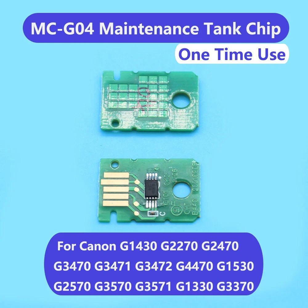 

MC-G04 MC G04 Maintenance Tank Chips For Canon PIXMA G1330 G3370 G1430 G2470 G3470 G3471 G3472 G4470 Waste Ink Box Chips