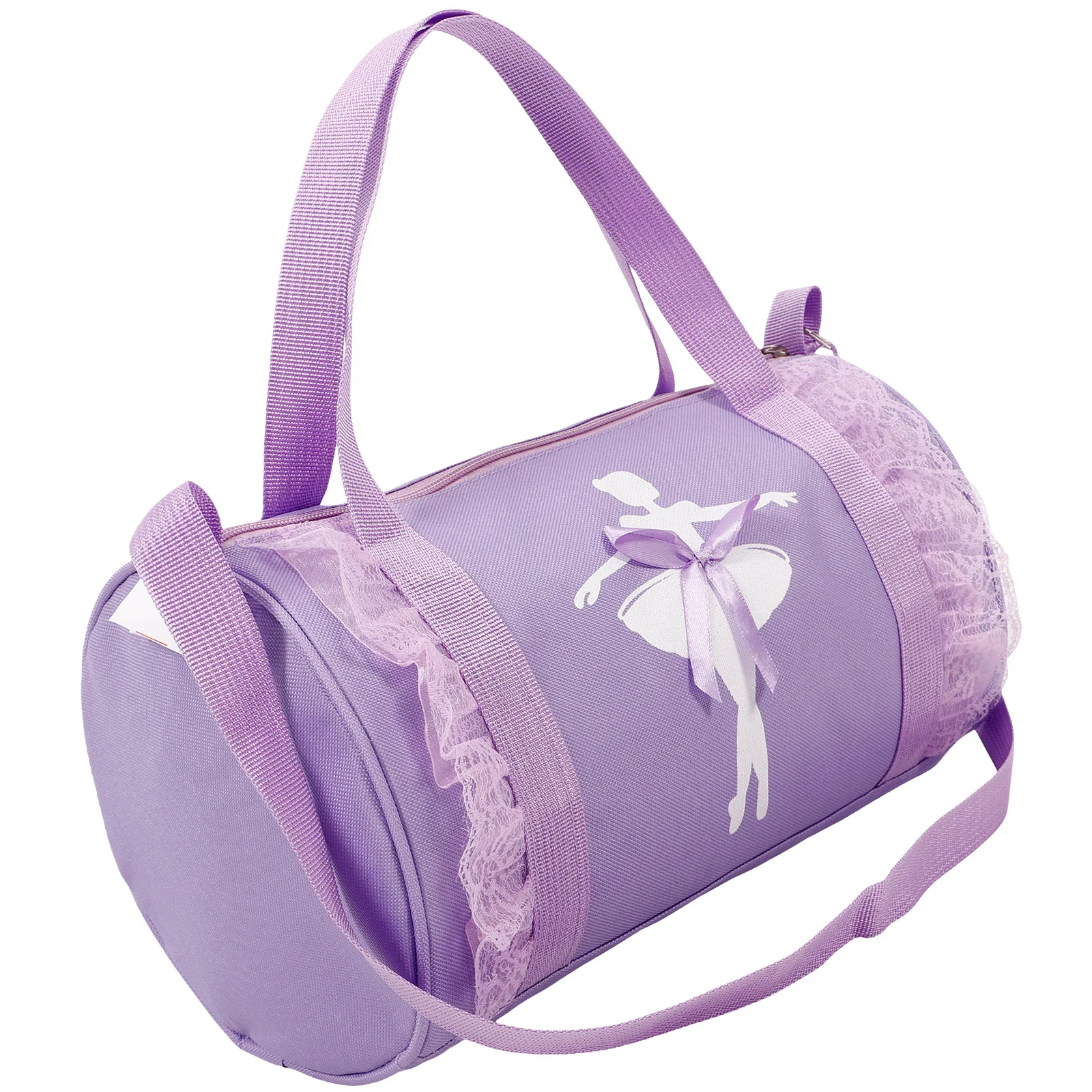 

Fashionable Girl Dance Bag Ballet Tote Bag Adjustable Strap Oxford Cloth Sturdy Construction Portable Dance Accessory for Kids