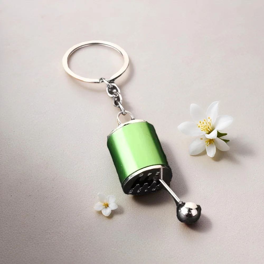 

Car Pendant Key Chain Manual Shift Clutch Shape Can Be Shaken Shift Metal Creative Cool Style Pendant Men's Fashion Accessories