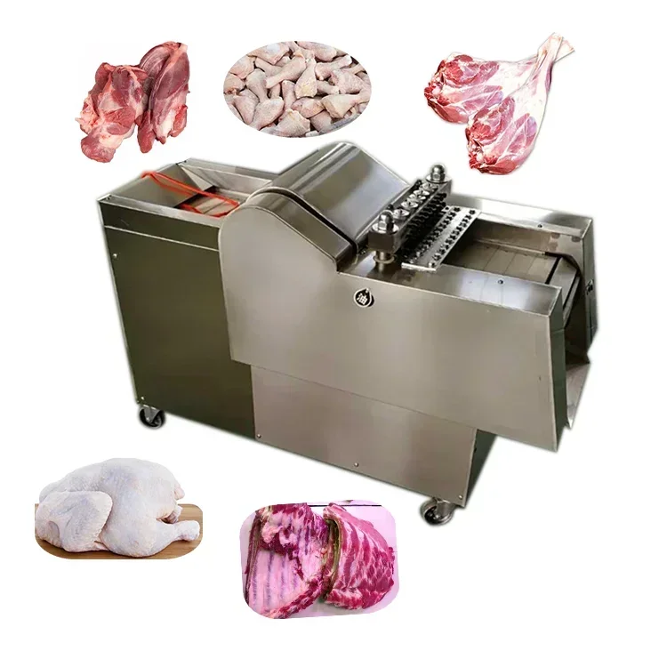 frozen meat cutting machine meat bone cut fish meat cutter machine goat cube Chicken Cutting Machine Price