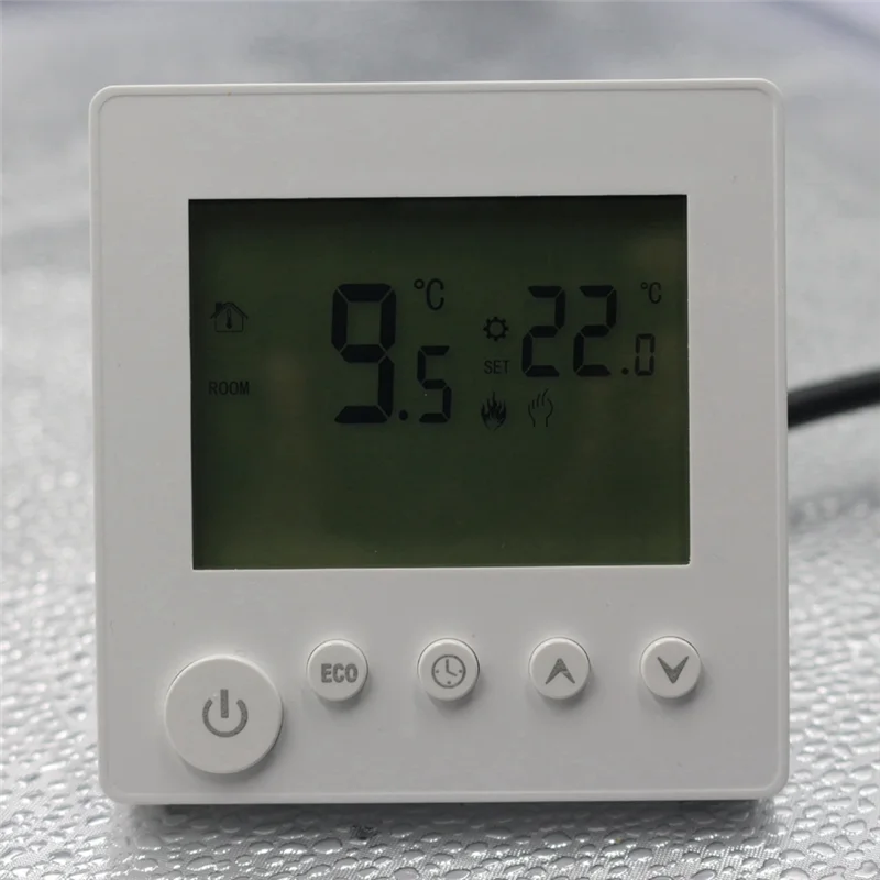 A003 AC95V-240V Electric Floor Heating Thermostat House Room Thermostat Temperature Controller Digital LCD Display