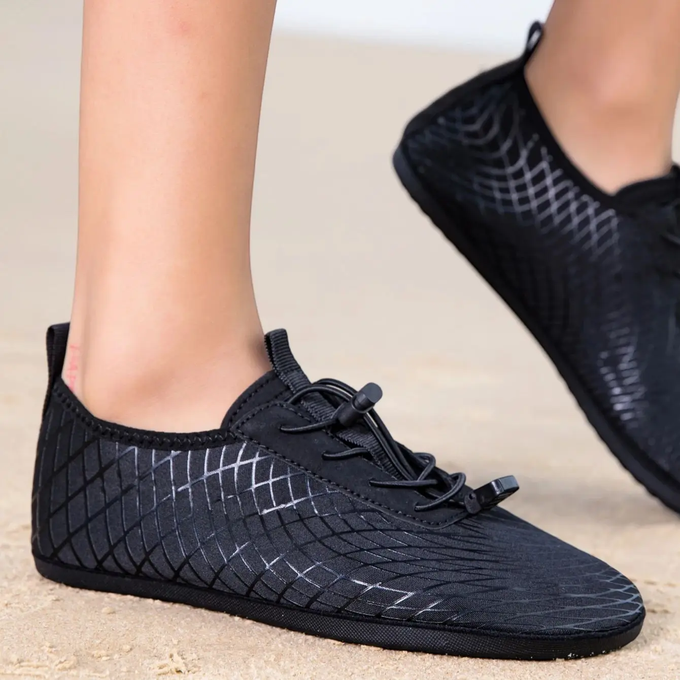 

Men Women Quick-Drying Water Shoes Barefoot Non-Slip Beach Sneakers Wide Width Comfortable Yoga Shoes