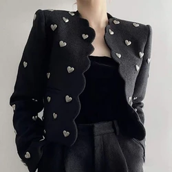 Vintage V Neck Long Sleeve Woman Coats Spring Autumn 2022 New Loose Casual All Match Women Jackets Streetwear Fashion Tops
