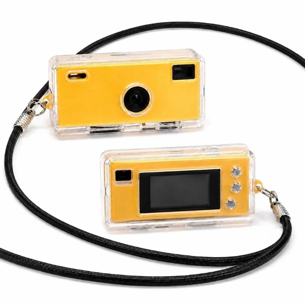 PC Clear Camera Case High Transparency Drop Protection Protective Cover Form Fitted Lightweight for Kodak Charmera 1987