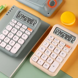 Voice Style High Appearance Level 12Digts Calculator Device Cute Creative Small Portable  Computing Tools