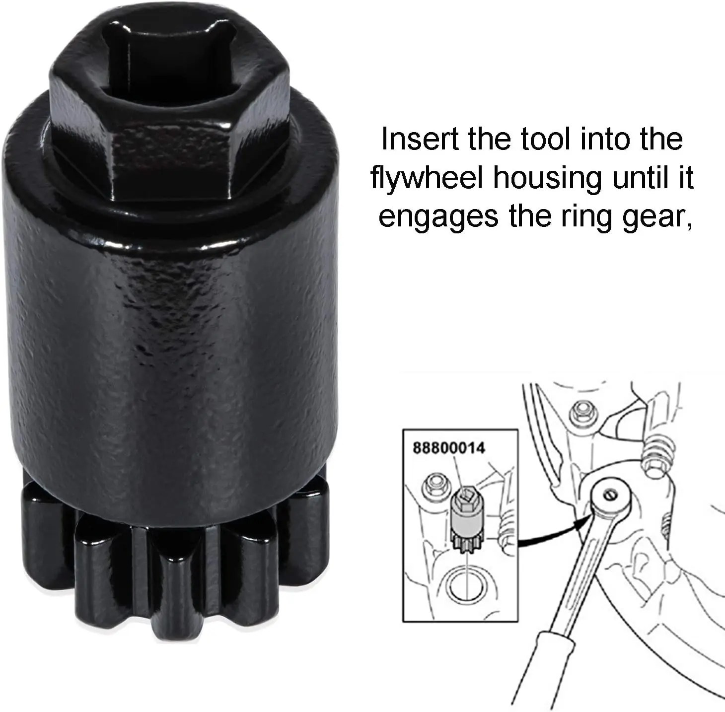 Manivela do soquete do barring do motor de tml/giro do volante/ferramenta giratória para o caminhão de volvo mack todo o modelo 1998-2018 (conjunto