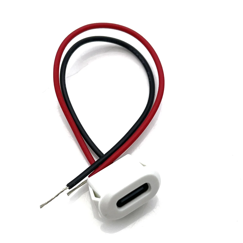 5-10 Stück USB-C 2-Pin 4-Pin 6-Pin Hochstrom-Ladebuchse mit Datenanschluss Typ-C Weiblich Typ C PH2.0 Wasserdichter Weiblicher Steckverbinder – Detail 14