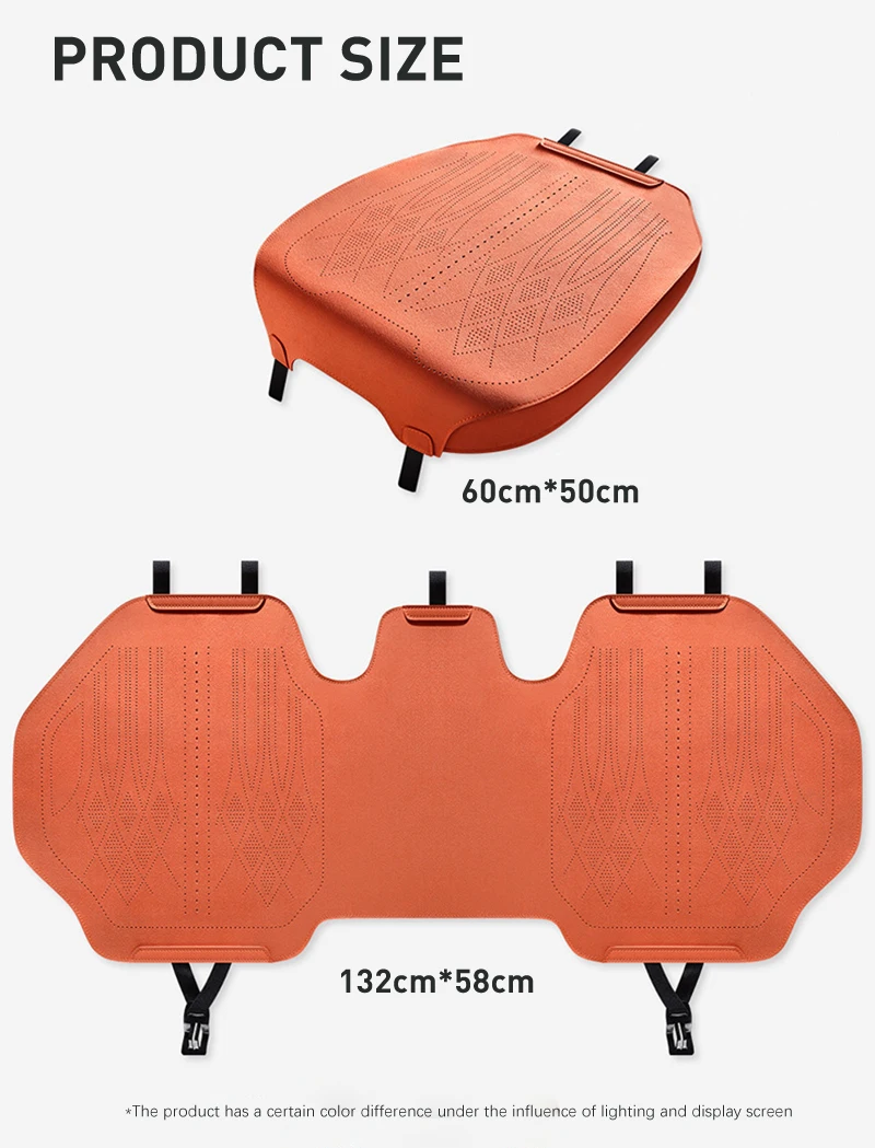 Universal Suede Car Seat Cover Double Breathable Thin Washable Bottom Cushion Mat Durable Front Wrapped Surround Pad Accessories