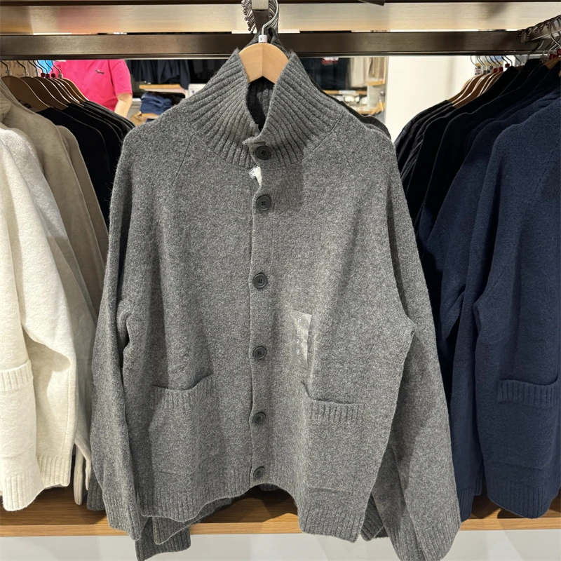 เสื้อคาร์ดิแกนถักแบบเปิด สไตล์ลำลอง อเนกประสงค์ ทรงหลวม สีสันหลากหลาย เสื้อคลุมสำหรับผู้ชายและผู้หญิง แฟชั่น สวมใส่สบาย