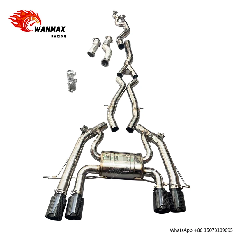 

Высокопроизводительная выхлопная система Catback с клапанами из нержавеющей стали 304 для тюнинга G80 M3 Sedan G82 M4 Coupe 2021-2024