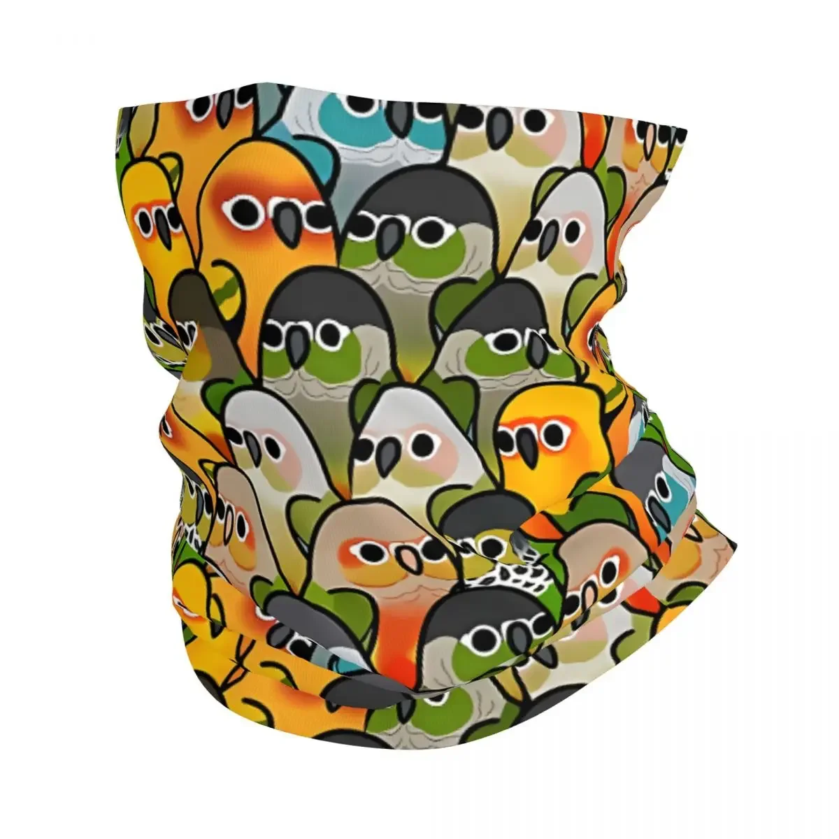 Conure Chubby Cockatiel Scarf Neckerchief Neck Face Mask Polyester