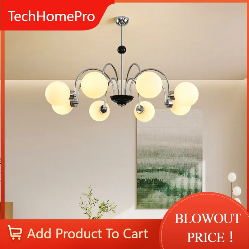 TechHPModern Bedroom Ceiling Lights Led Chandelier Living Room Chandeliers Decoration Pendant Lights