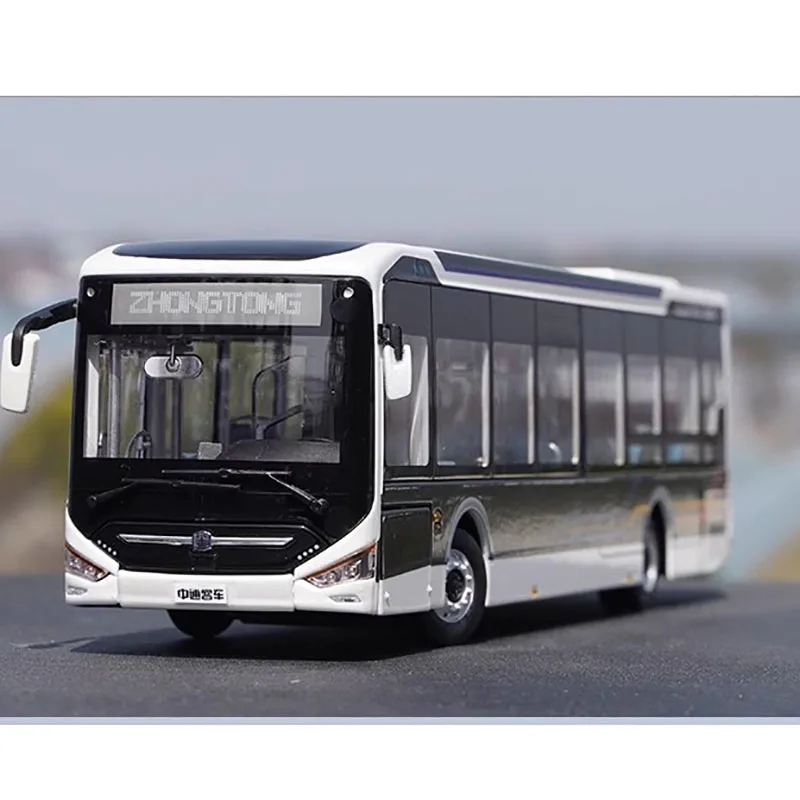 

Diecast 1:42 Zhongtong Bus Model LCK6126EVGRA1 Pure Electric 12 meter City Bus Model FInished Simulation Collection Gift Toy