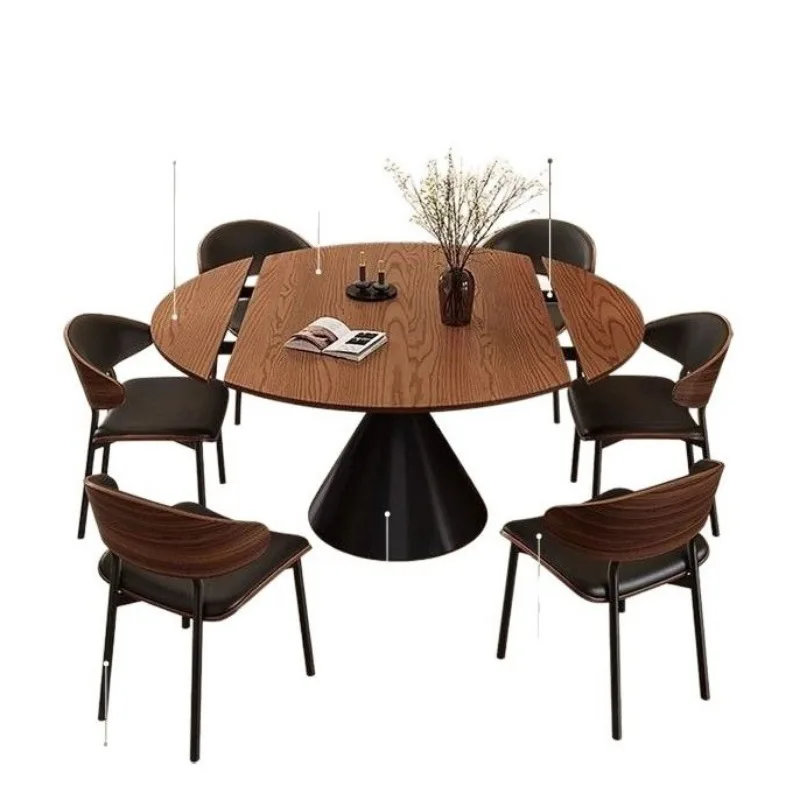 

Household small apartment round table