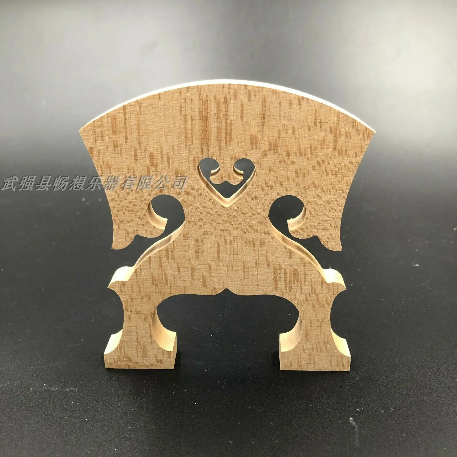 5pcs Baroque style solid maple wood 4/4 cello bridge dried,foot width 9.4cm