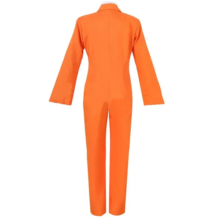 زي لعب الأدوار بيت الاحتجاز نيكو رقم 25 أزياء تنكرية ملابس سجن نانبا بيت الاحتجاز نانباكا بدلة قفز للنساء والرجال H