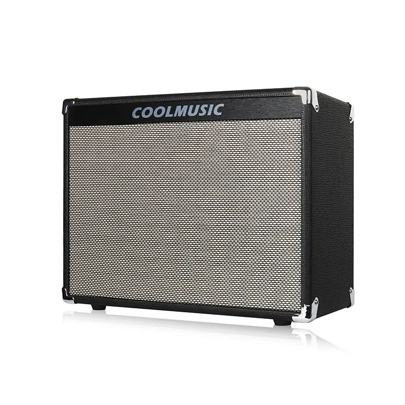 COOLMUSIC-Electronic Guitar Amplifier Amp, Reverb Effect, Built-in Speaker, Headphone Jack, Reverb Effect, 50W, Practice Home