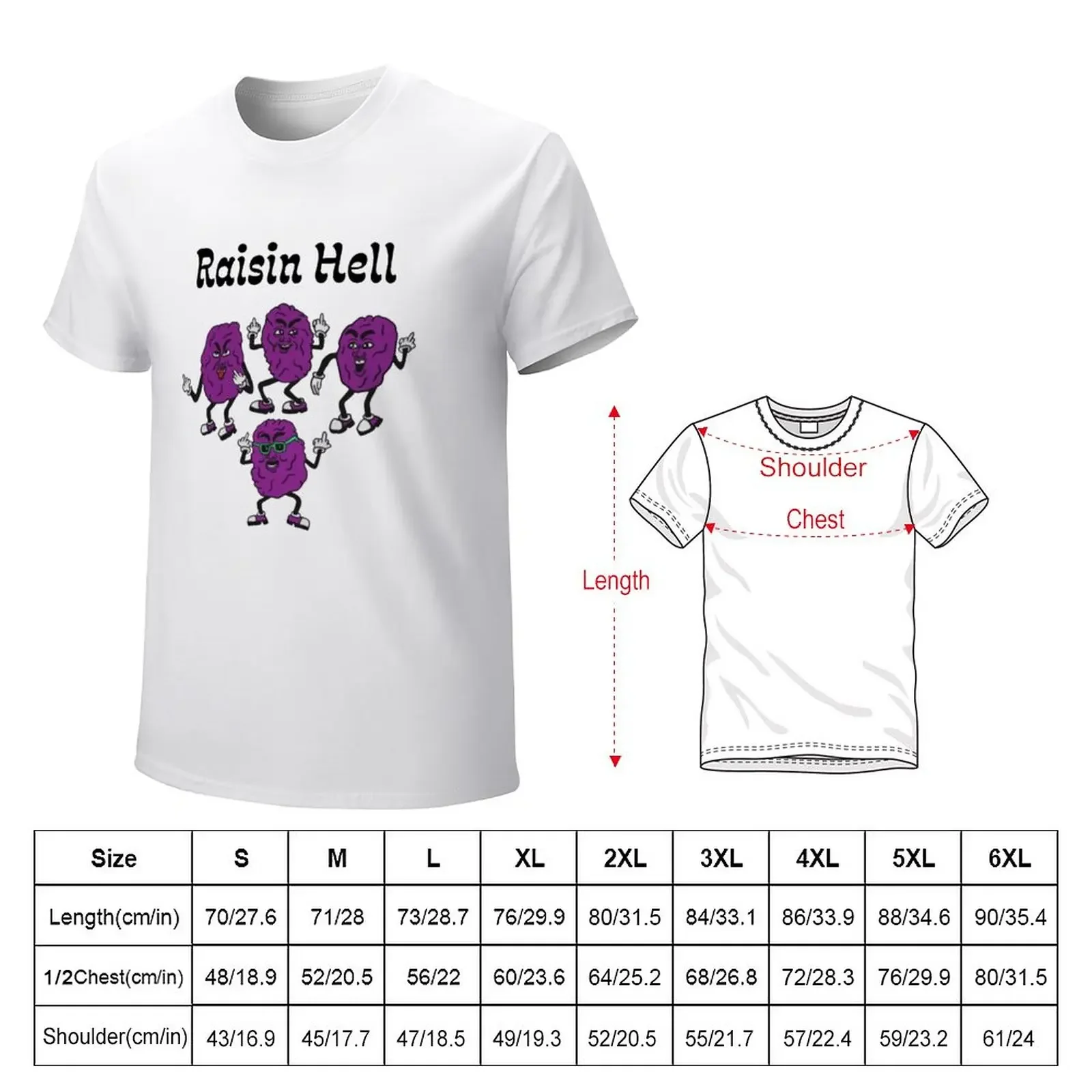 Raisin hell T-Shirt aesthetic clothes boys animal print quick-drying quick drying mens graphic t-shirts