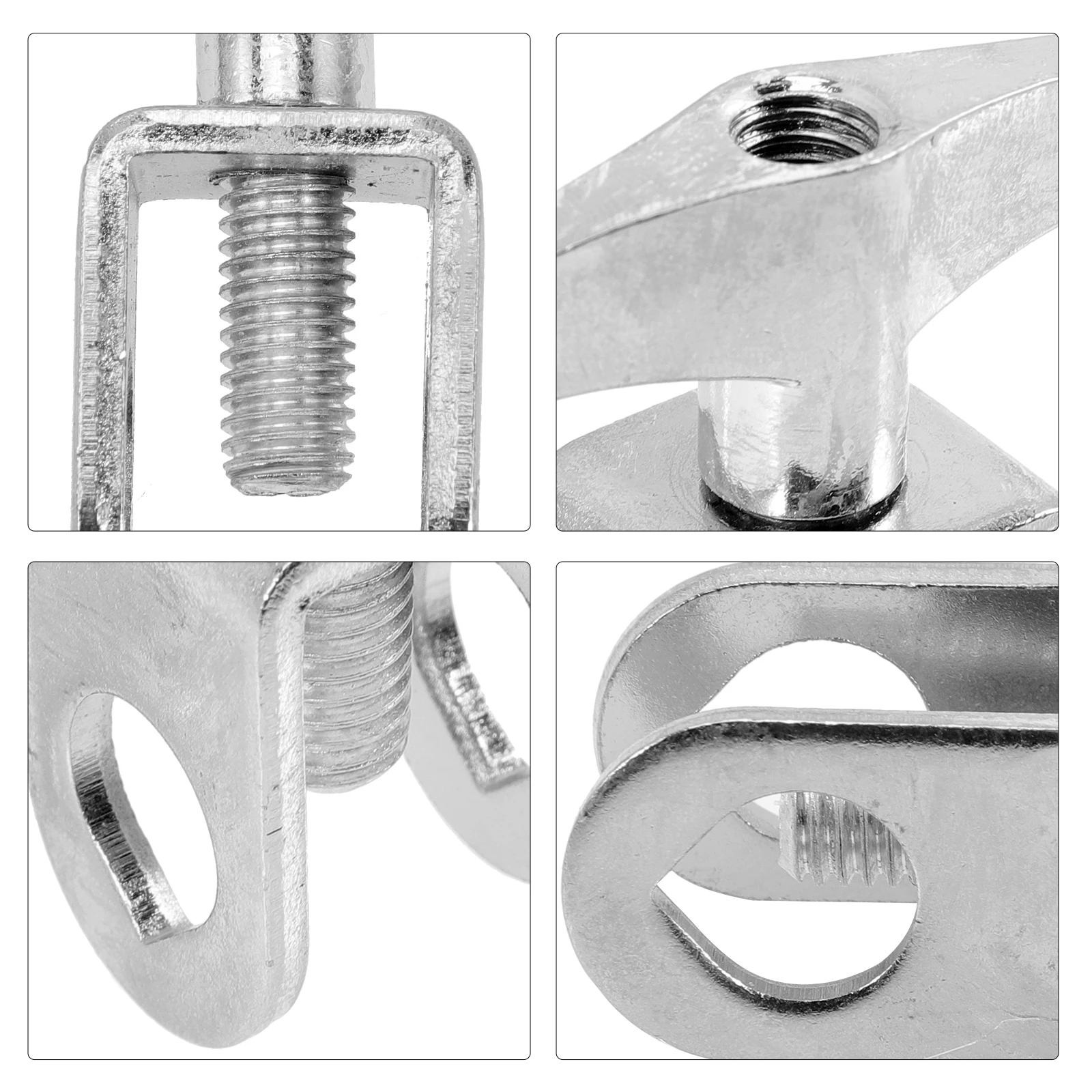 

Sturdy Cowbell Clip Fixing Lock Drum Accessories Mount Holder for Bass Drum Silver Cowbell Extension Clamp Hardware