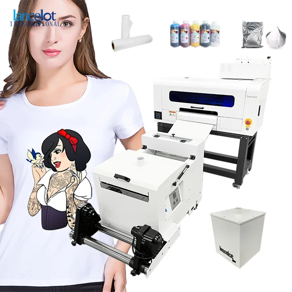 wholesale 30cm dtf printer for t-shirt heat transfer printer with powder shaker a3 brand double head xp600 Printing Machine