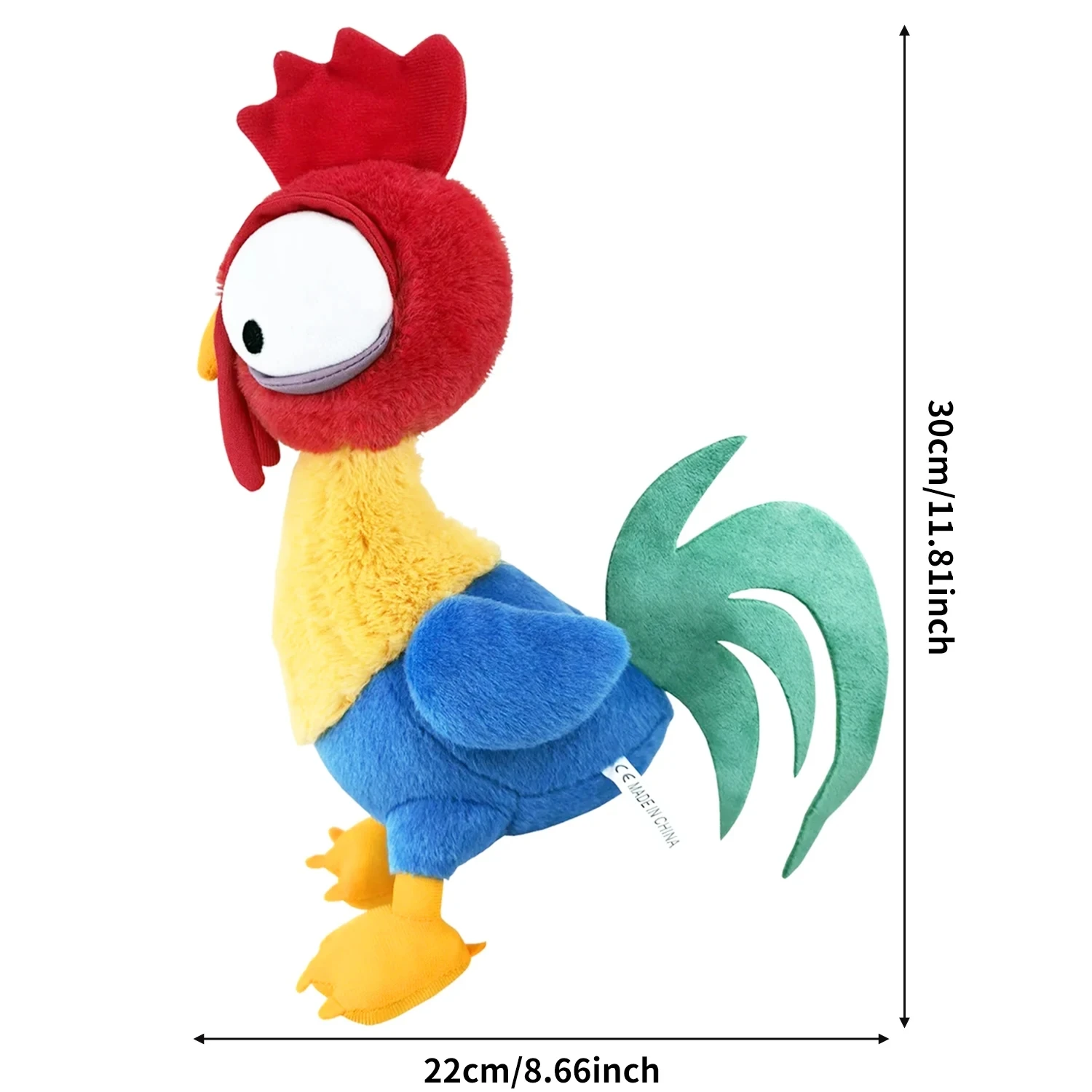 11-inch Hei Hei Feature Plush Stuffed Doll Soft Kids' Cuddle Buddy Sleeping Toy Ideal Gift for Friends Or Lovers