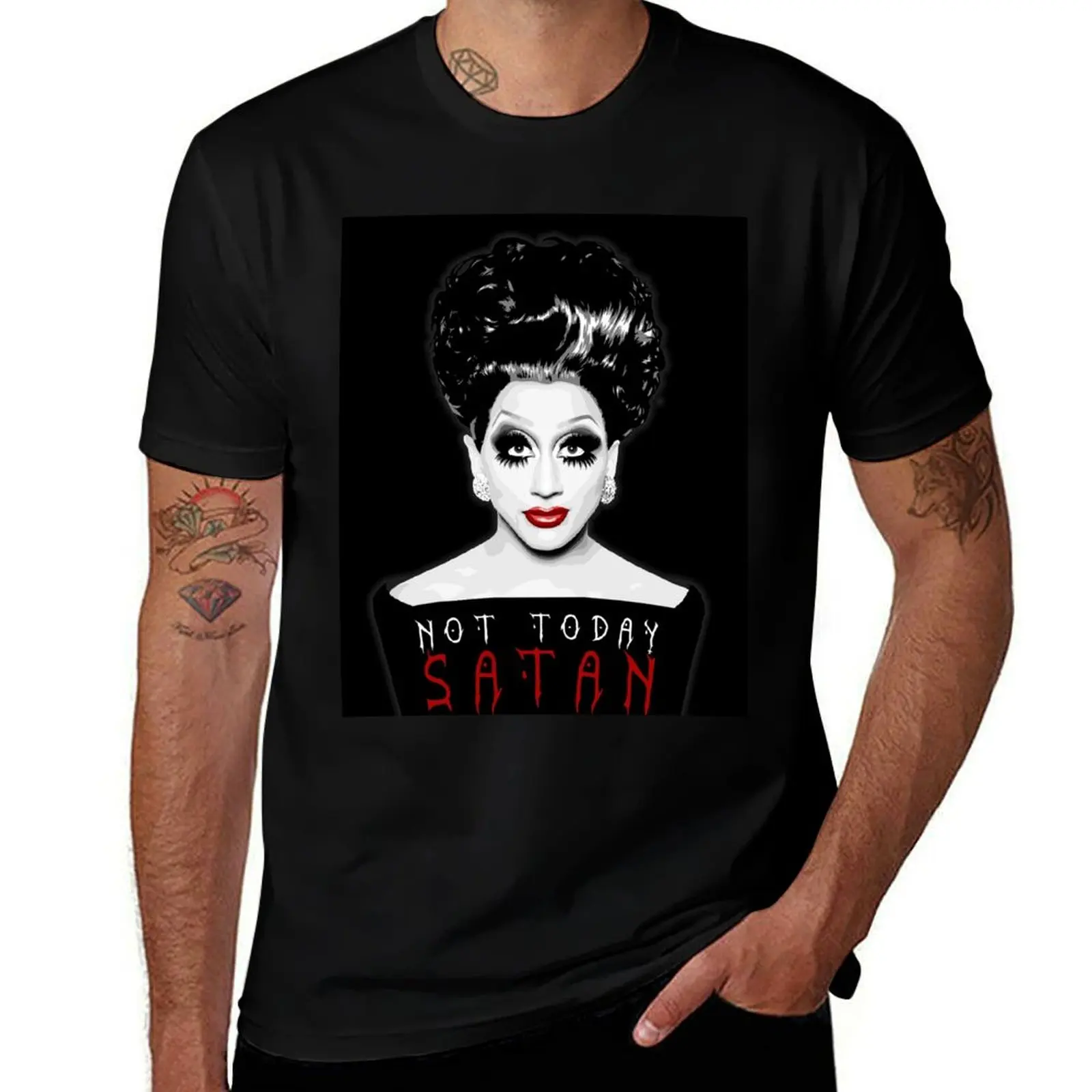

Bianca Del Rio Not Today Satan T-Shirt printed t shirts for man man tshirt