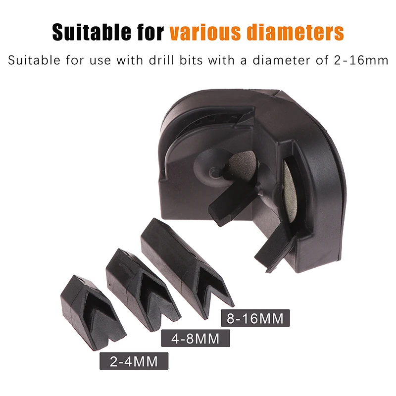 Drill Bit Sharpener Multipurpose Grinding Electric Impact Drill Knife Sharpener Disposable Double-sided Polishing For All Bits