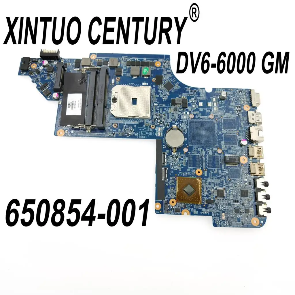 

650854-001 665284-001 665281-00 For HP DV6T DV6 DV6-6000 Laptop Motherboard HD6750M 1GB GPU DDR3 100% Tested