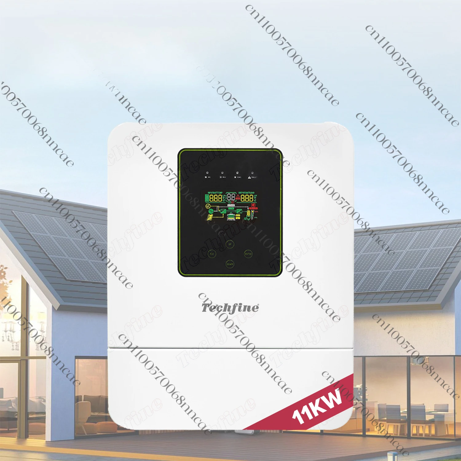 IP54 Waterproof 11000W 12000W 11kw 12kw Dustproof On/off-grid Hybrid Solar Storage Inverter Enhanced Version Parallel Optional