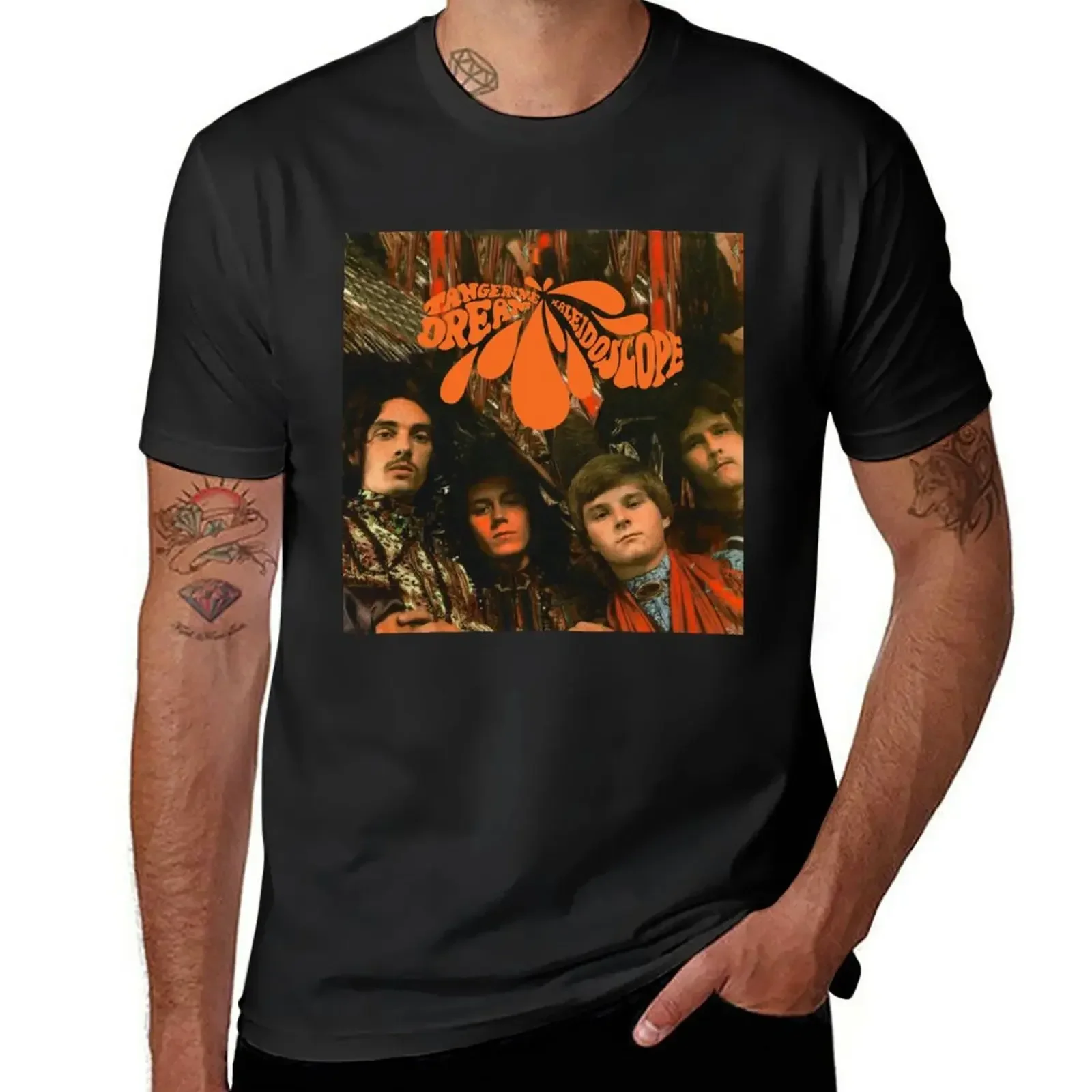 Kaleidoscope UK Band Tangerine Dream Album Artwork Cover T-Shirt quick drying Blouse tops t shirts for men