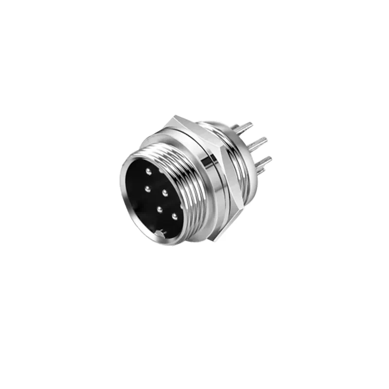 Connector GX16 small metal aviation socket 2/3/4/5/6/7pin electric cable terminal fixed type and butt mobile type Female&male