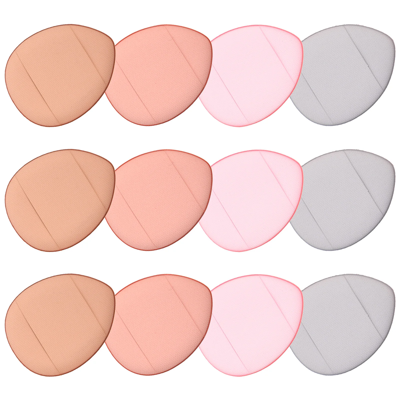 12 Pcs Mini Puff Sponge Pad Eyeshadow Applicators Blender Makeup Tools