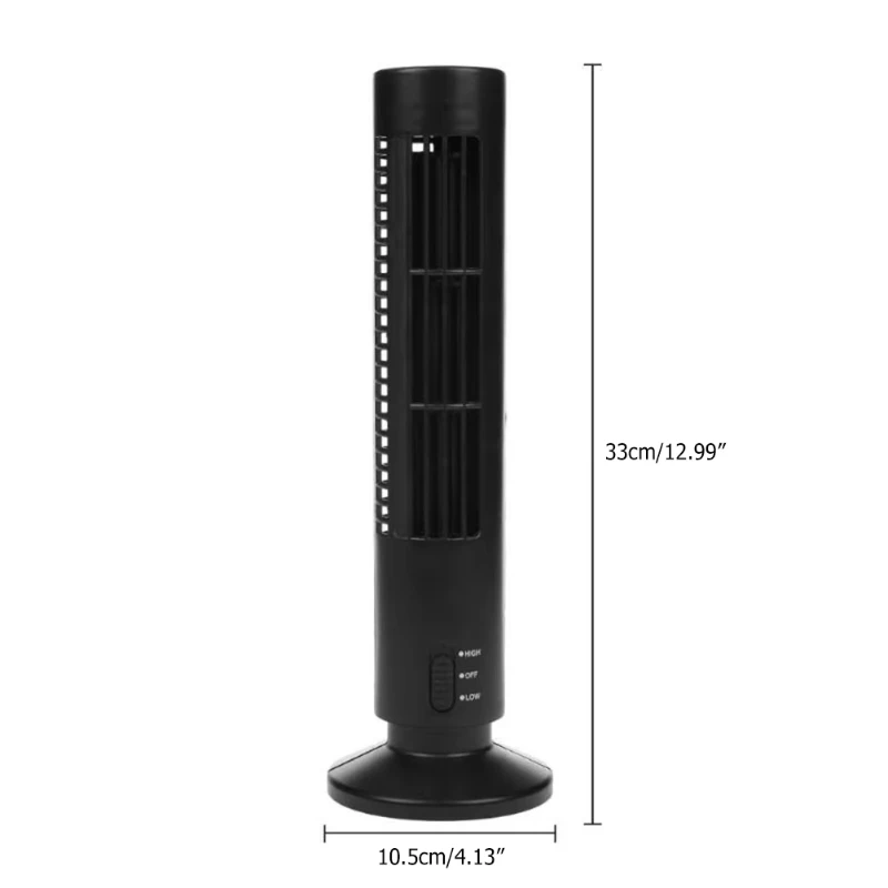 USB Mini Tower Fan Portable Vertical Desk Fan 5V Small Cooling Fan for Office Bedroom Desktop Laptop Table Summer Air Cooler ﻿ view 4