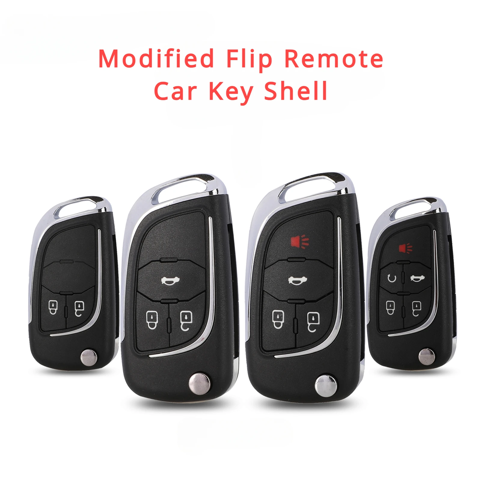 10Pcs Modified Folding Remote Car Key Shell For Chevrolet Cruze Epica Lova Camaro For Opel Vauxhall Insignia Astra Mokka Buick