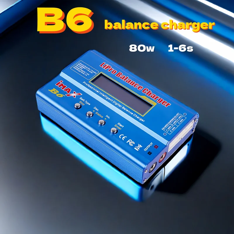 

Зарядное устройство IMAX B6, 80 Вт, мощная многофункциональная литиевая батарея со сбалансированной зарядкой, активация LIPO NIMH LIHV 1-6S