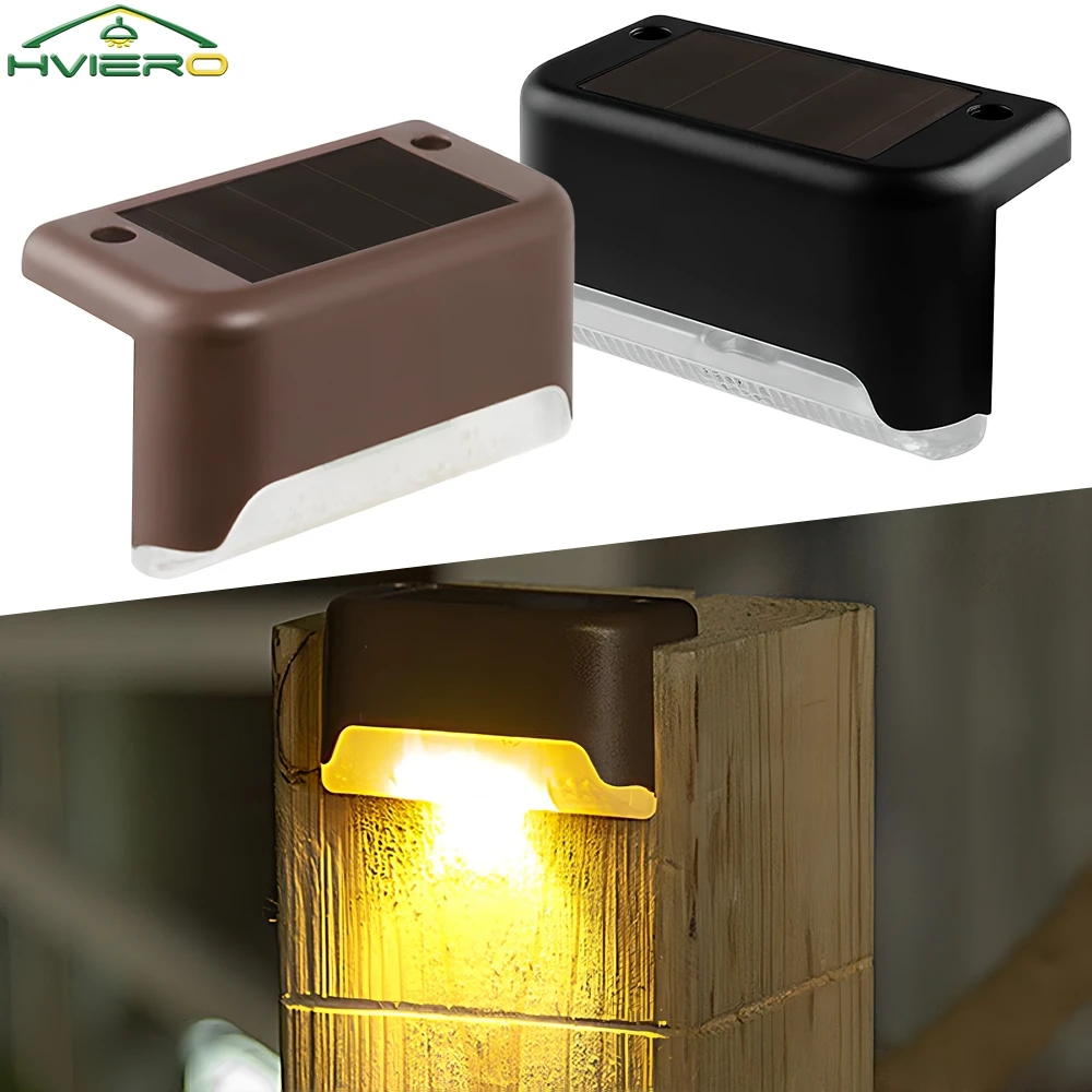 

1/4/8PCS Stair Bulb Fence Villas Campus Farm Park Residential Areas Decoration Lamp Solar LED Light Outdoor Garden Night Lights