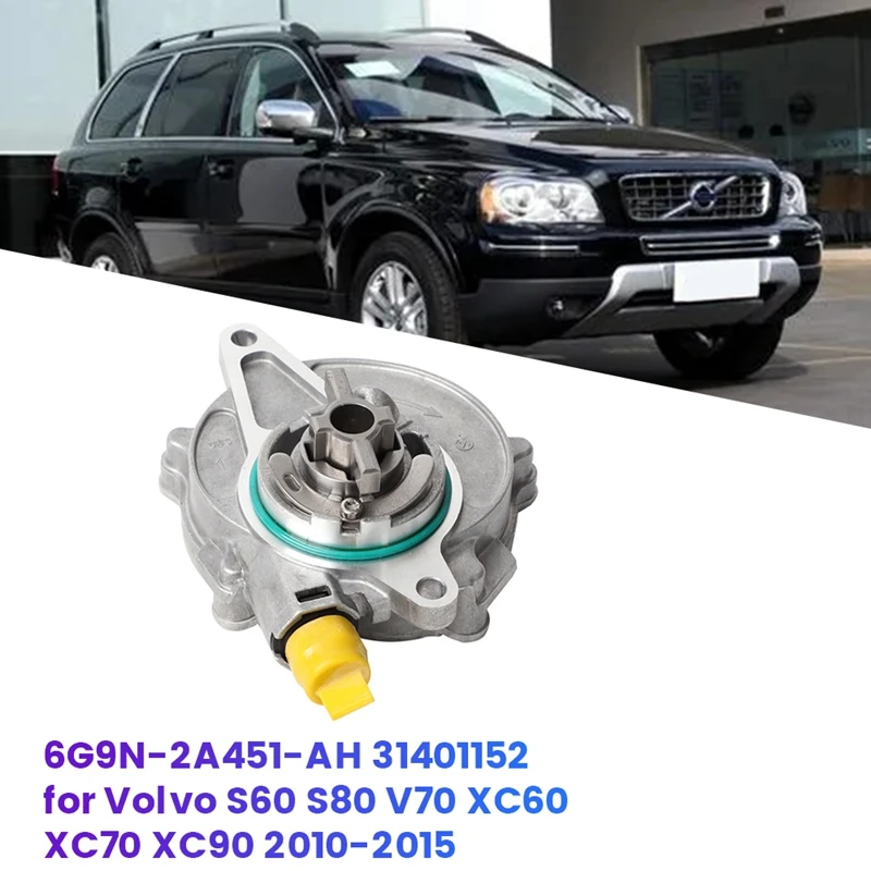 Brake Control Vacuum Pump 6G9N-2A451-AH 31401152 For Volvo S60 S80 V70 XC60 XC70 XC90 10-2015 LAND ROVER LR2 6G9N2A451AG Parts