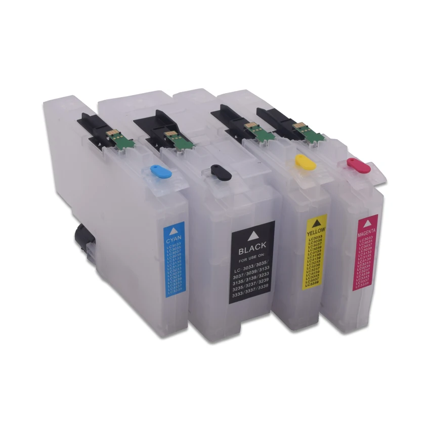 Ameica LC406 LC406XL Refillable Ink Cartridge With Chip for Brother MFC-J4535DW MFC-J5855DW MFC-J5955DW MFC-J6555DW MFC-J6955DW