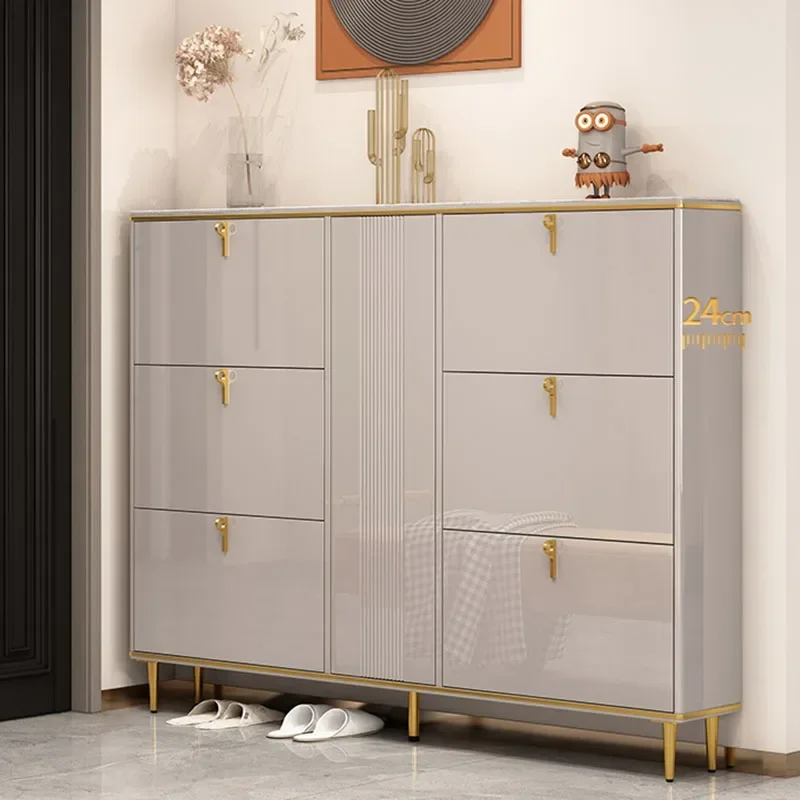 

Shoe Cabinets Luxury Storage Shelf Space Saving Display Arredamento Furniture