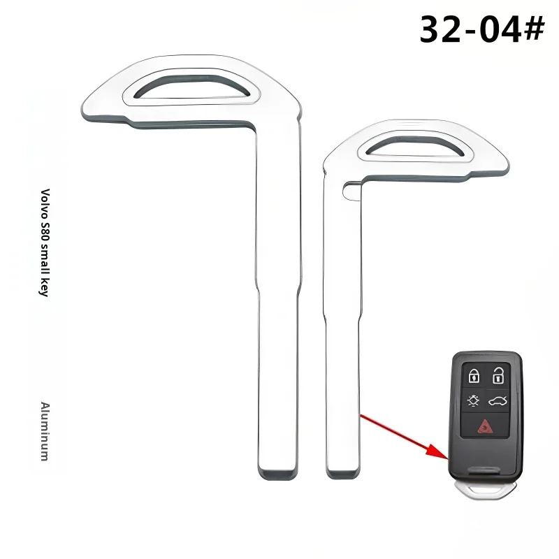 Fit Volvo S40 S80 XC60 XC90 S90 C30 V60 Smart Card Mini Key - Remote Key Fob Replacement
