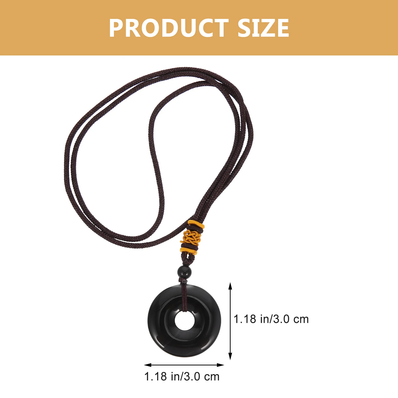 

Retro Peace Buckle Necklace Pendant for Stone Beaded Trendy Beads Natural Pendent