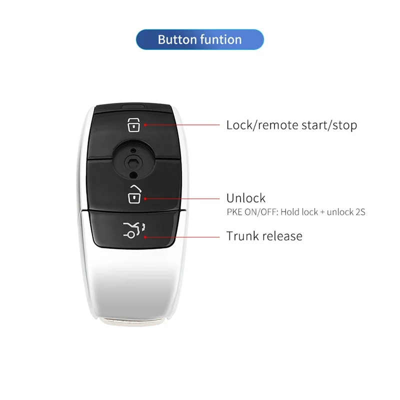 EASYGUARD CAN BUS remote starter fit for 15-18 Benz C class/16-19 GLC/14-17 S class W205,X253,W222 pke car alarm kit